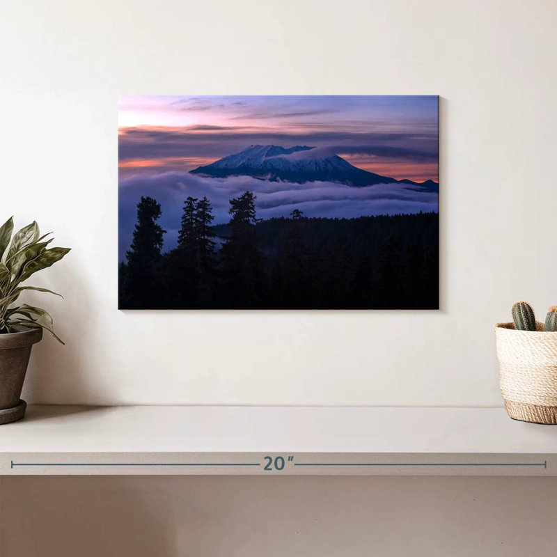 Volcan Alvord Mount St Helens, H 8 po x l 12 po