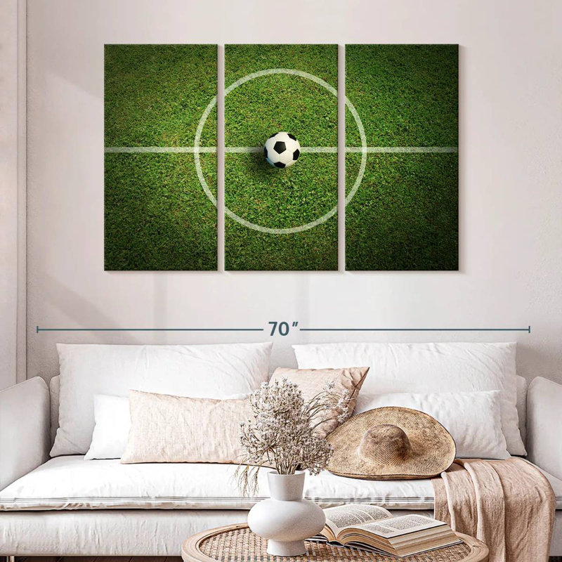 Ballon de football Sireci sur la ligne, H 32 po x l 50 po