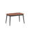 Natural And Black Dining Table With Bufferfly Extension Leaf