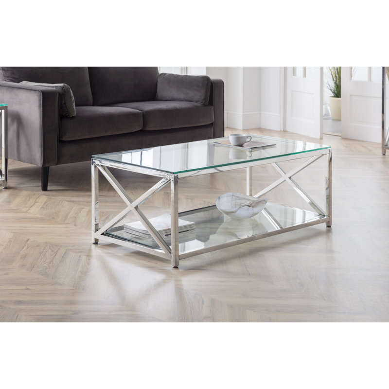 Trueblood Coffee Table, Chrome