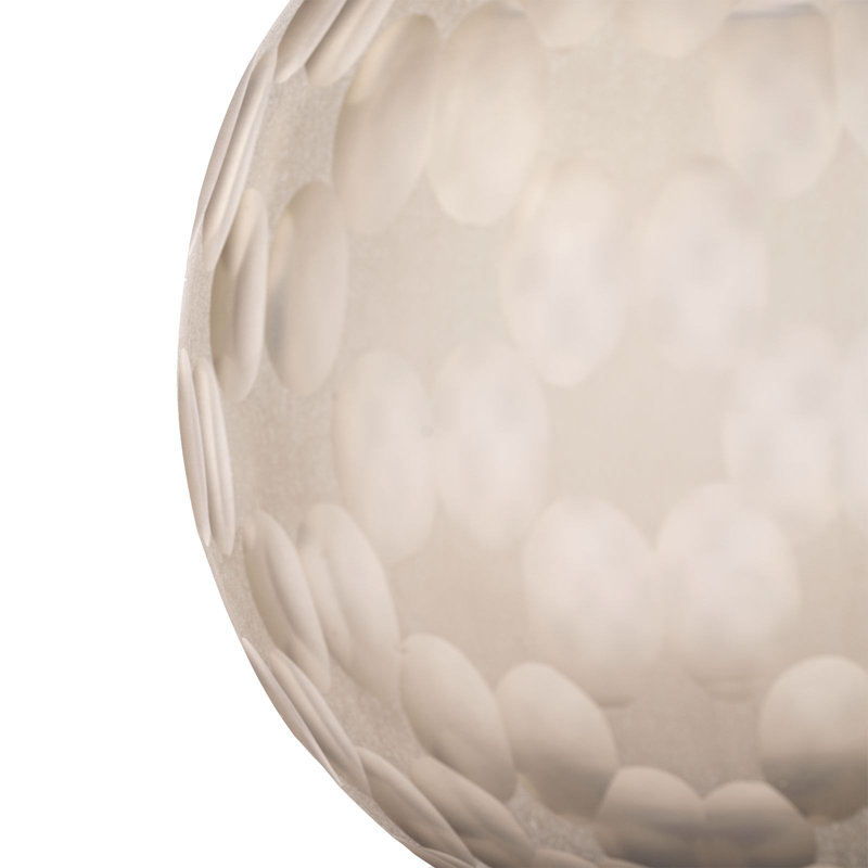Mirriam Handmade Handblown Glass Table Vase, 7" H x 7" W x 7" D