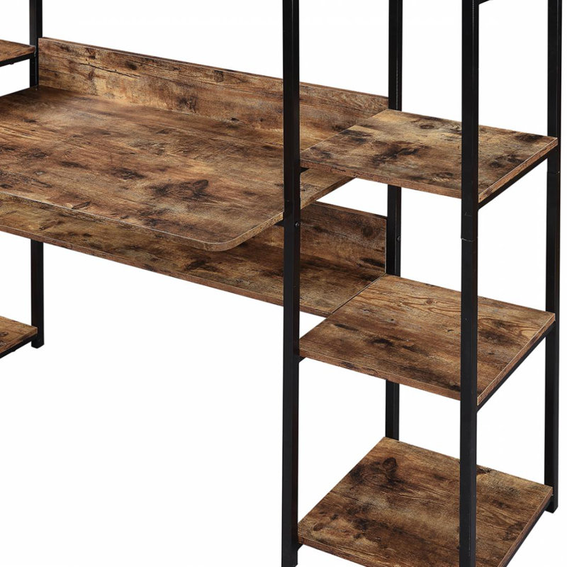 Dnajah Metal Base Computer Desk
