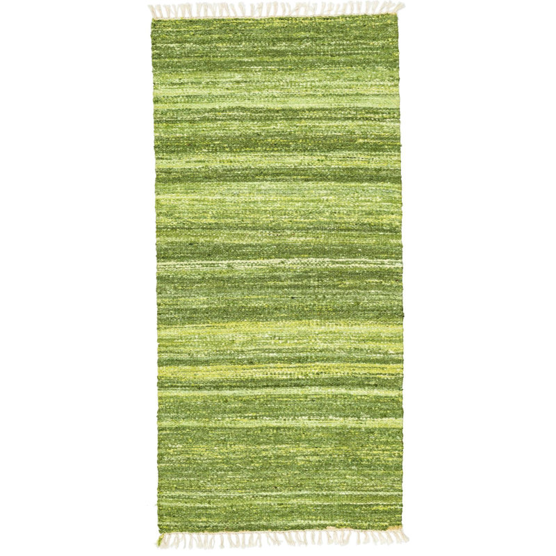 Tapis de couloir vert Ousley