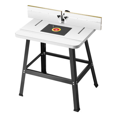 Benchtop Router Table 31.5 in x 23.9 in with Fence MDF Top Dust Collection Port
