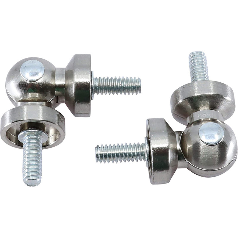 Meriville Hinged Elbow Connector, 2 pcs, 0.625", Satin Nickel