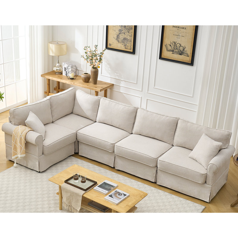 Ensemble de canapé modulaire modulaire, Beige