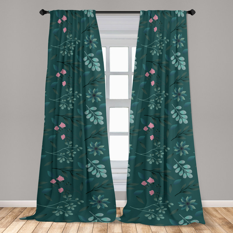 Semi Sheer Curtain Pair, 28" W x 84" L