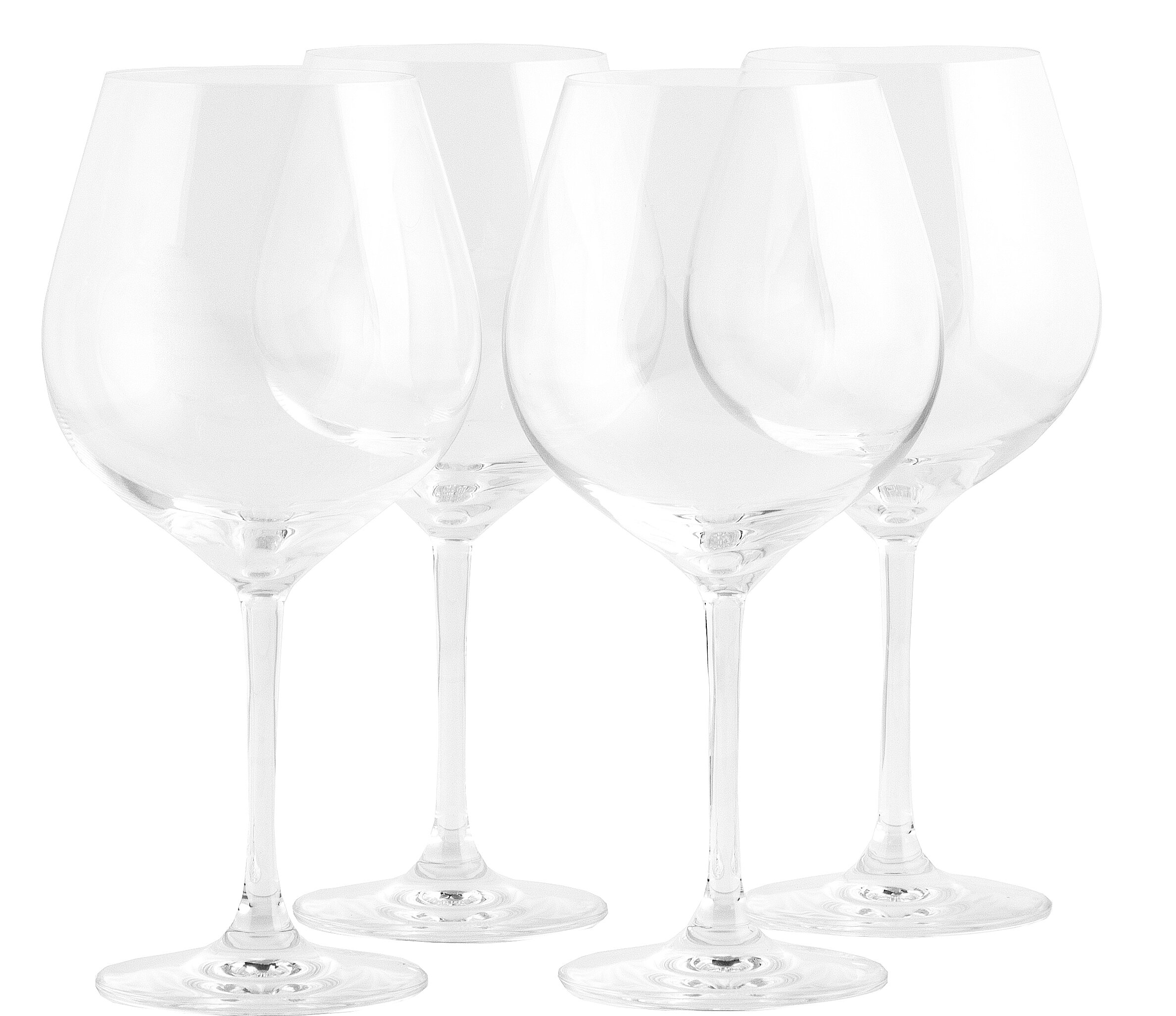 Viski Laurel Red Wine Glasses Lead-Free Crystal Stemmed Tumblers Glassware  For Wine Or Cocktails, Top Rack Dishwasher Safe, 18 Oz, Set Of 2 & Reviews