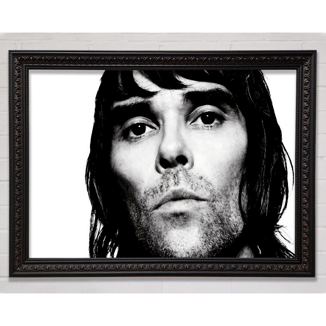 Ian Brown B N W - Drucken