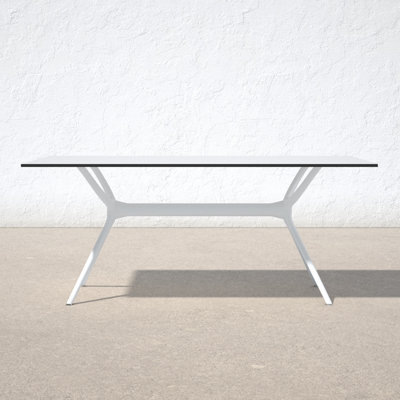 Farrah Synthetic Laminate Outdoor Dining Table