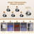 35"L x 12"W Flush-Mount Luxury Thermostatic Shower System with 3 Body Jets and Storage Shelf-106296452