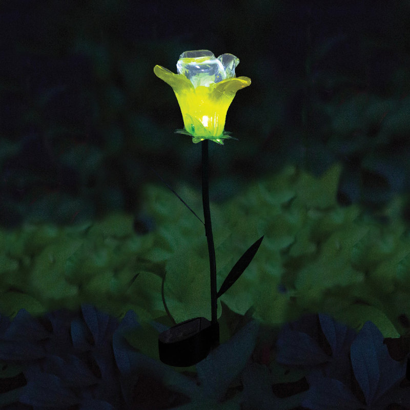 Piquet de jardin Lunalite Rose, Jaune