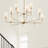 12 - Light Steel Dimmable Tiered Chandelier-1937749206