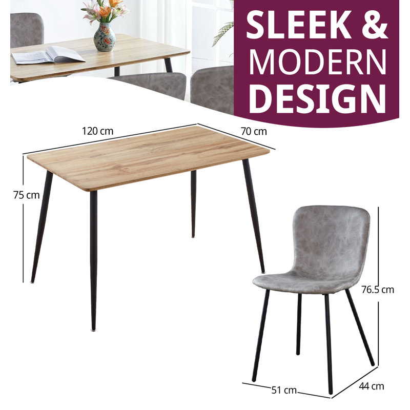 Mose 4 - Person Dining Set