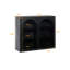 Modern Two-Door Wall Cabinet With Featuring Three-Tier Storage-1838998661