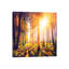 Spring Forest Trees. Nature Green Wood Sunlight Background by Valery Rybakow - Painting on Canvas-63929705-63929707
