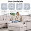 Ensemble de canapé modulaire rembourré en U avec coussins amovibles Aldora-441377041