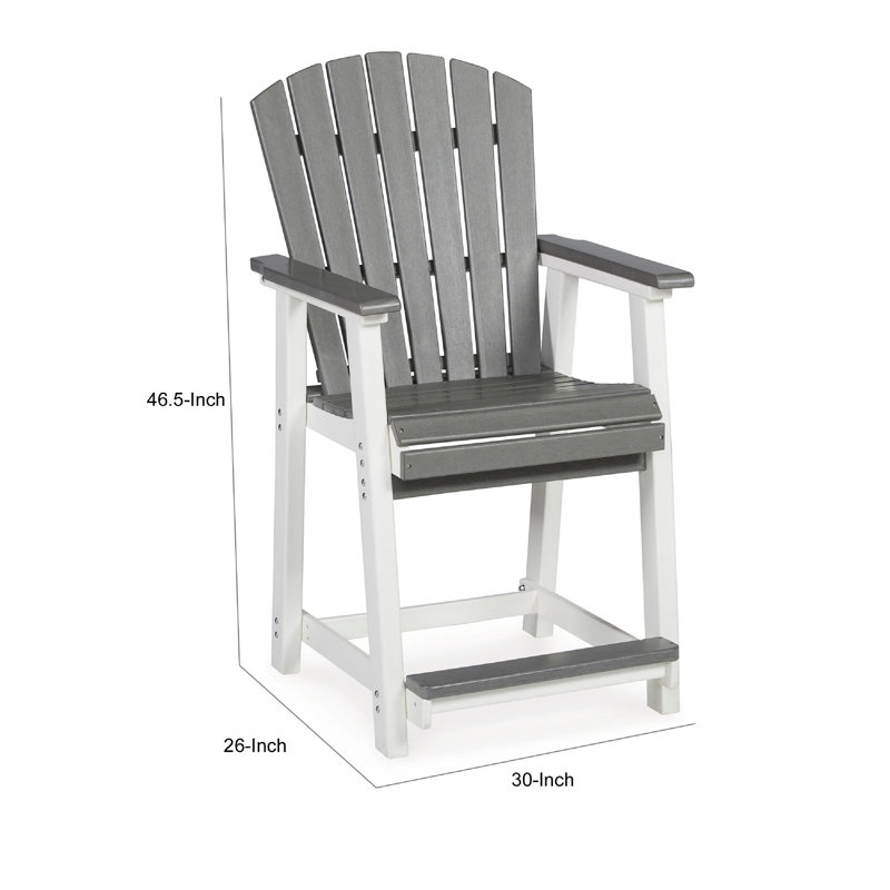 Ely Counter Stool, Gray