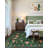 Goldene Boho Washable Botanical Dark Green Area Rugs for Living Room, Low-Pile Floral Rug with Non Slip Backing For Bedroom Dining Room-1939335313