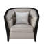 Fauteuil demi-tonneau de 37 po de largeur