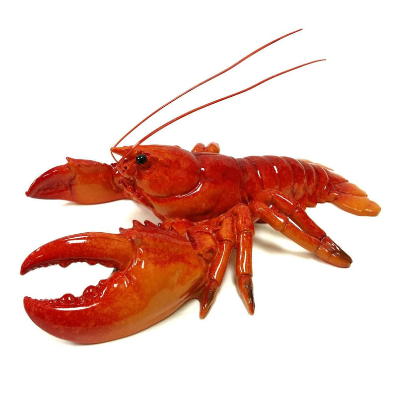Figurine de homard rouge