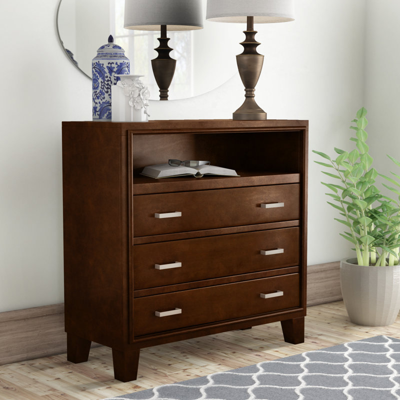 Commode anglaise 3 tiroirs Carpino