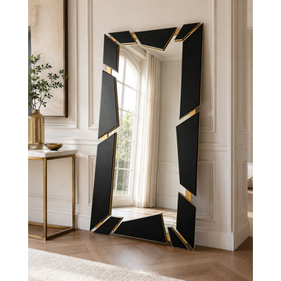 Rectangle Solid Wood Mirror