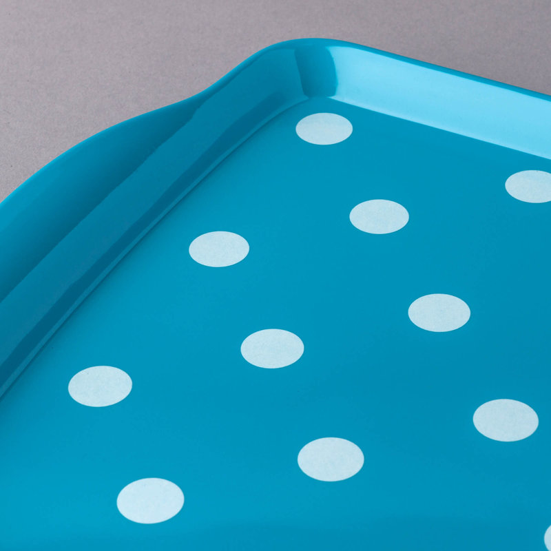 Zeal Melamine Tray, Aqua