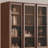 High quality black walnut bookcase