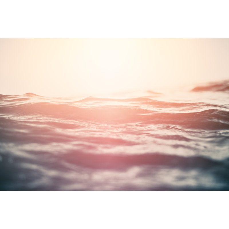 Colourful Toned Water Surface Background by Danilovi - No Frame Print on Canvas, 51cm H x 76cm W