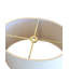 (6,5 x 10) Abat-jour tambour ovale (8x12), blanc cassé, avoine clair