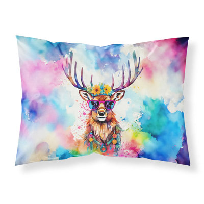 Housse de coussin Art Print, conception artistique éclatante, tissu respirant qui évacue l'humidité, housse de coussin facile d'entretien