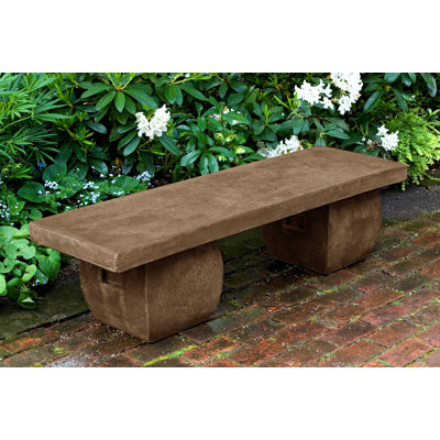 Ryokan Cast Stone Garden Bench
