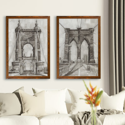 " Bridge Crossing I " 2 - Pieces