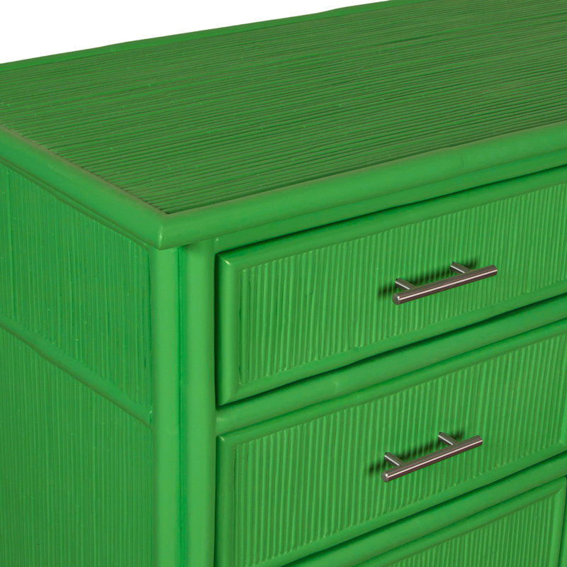Bermuda 6 - Drawer Dresser, Bright Green