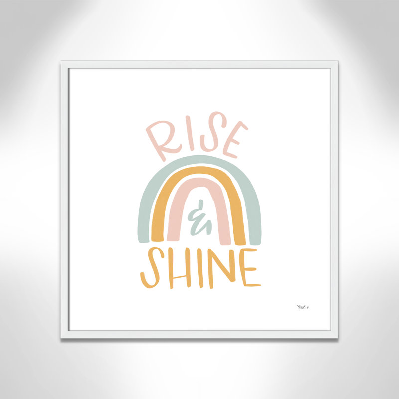 Décoration murale élève brillance pour enfant, H 27,5 po x l 27,5 po x P 1,19 po, Encadré de boîte blanc
