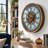 THE GEARS CLOCK Wall Clock with Real Moving Gears MO-LI_ 26 in Round LA-CONDAMINE
