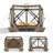 Pop Up Gazebo Screen Tent Screen House for Camping, 10x10 Screen Room with Mosquito Netting-104897144
