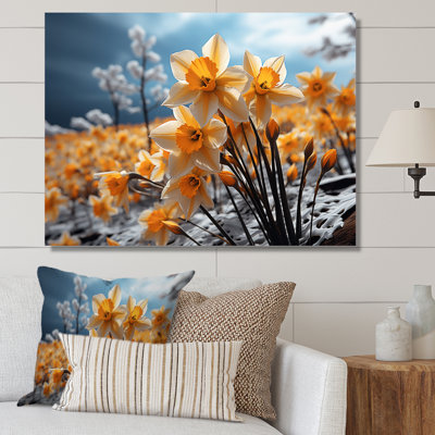 Daffodils Field Yellow Vibrant II - Imprimé