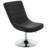Oberg Faux Leather Swivel Accent Chair with Ottoman-24686037