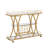 Kitchen Bar Cart With Wine Rack Tempered Glass Metal Frame Wine Storage-110746723
