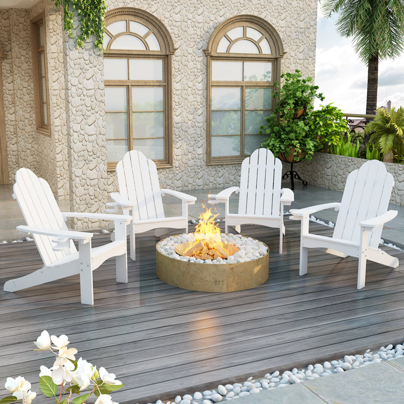 Chaise Adirondack Reyer, Blanc