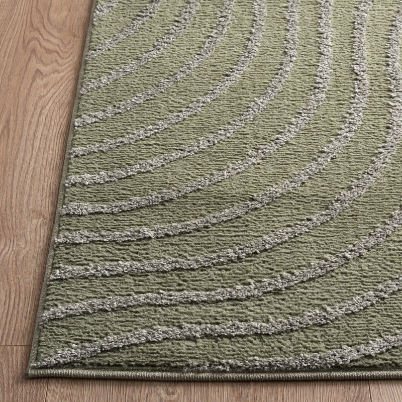 Wave Performance Abstract Indoor Rug, Rectangle 5'3" x 7'6"