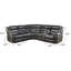 Canapé modulaire inclinable en cuir Barfuss