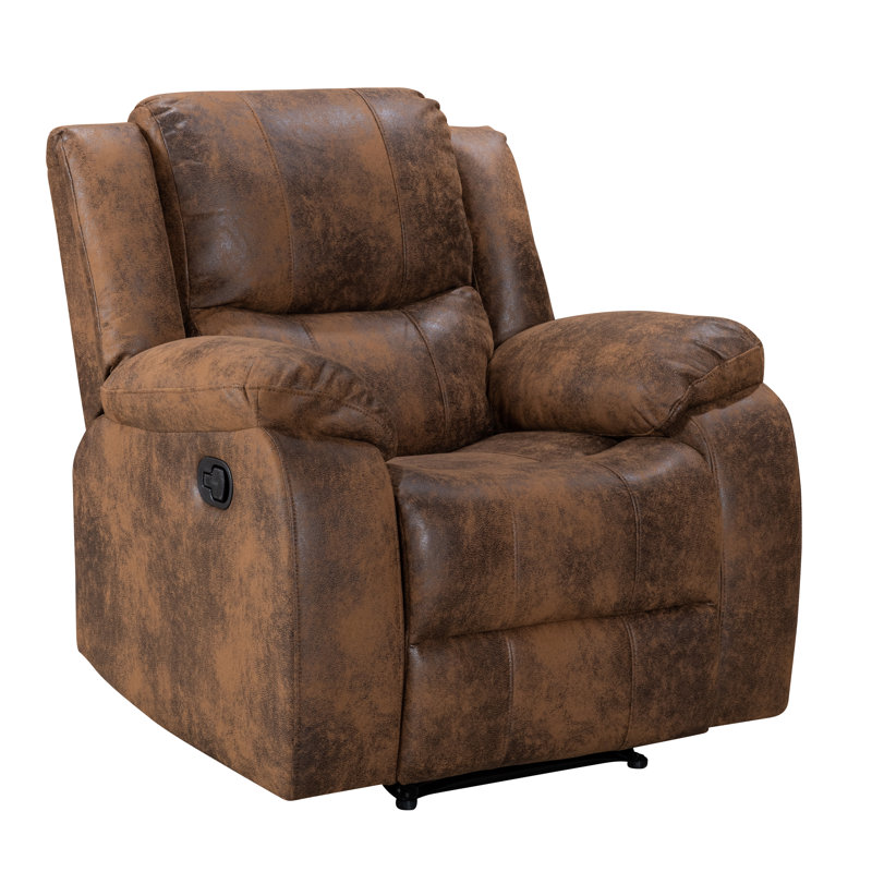 Caitie 93cm Wide Standard Recliner, Brown