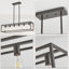Luminaire suspendu linéaire 6 lumières Rast-1313219525