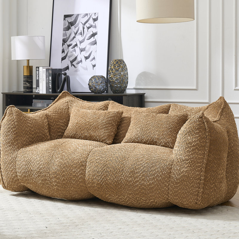 Chenille pour la lecture dans le salon, Brun