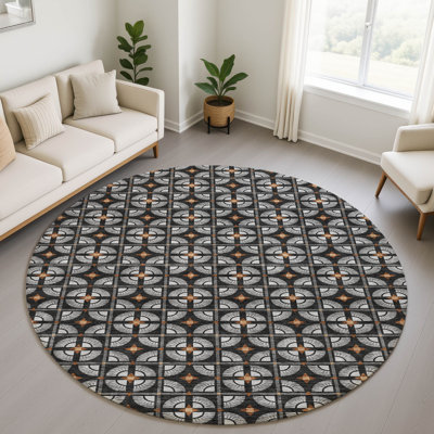 Premium Machine Washable Villers Geometric Rug