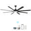 Ventilateurs de plafond modernes de 72 pouces avec télécommande intelligente et moteur à courant continu à 6 vitesses pour le salon-1492612043