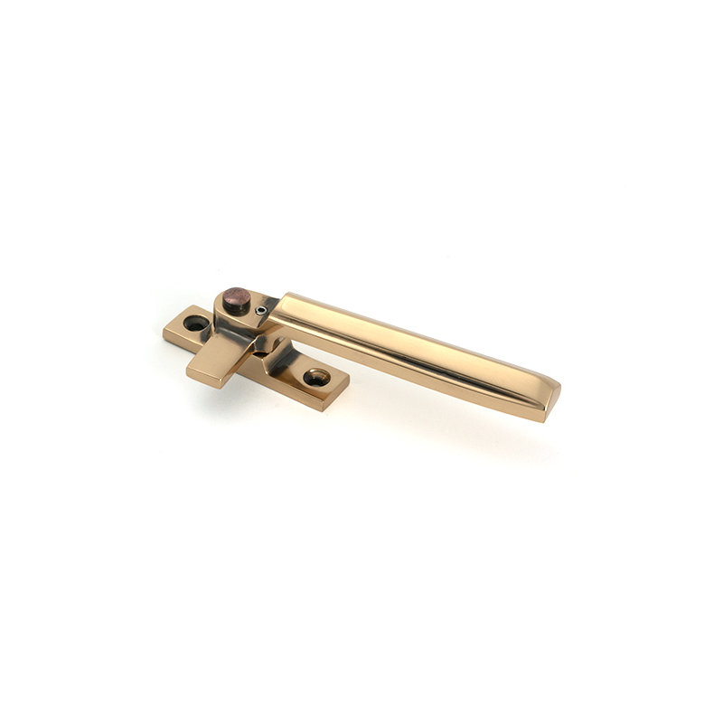 Art Deco Locking Fastener - RH, Polished Bronze